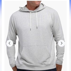 SMOKE CASHMERE BELND HOODIE
